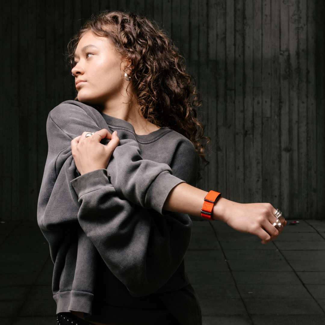 Séance d'étirement avec le Polar Loop